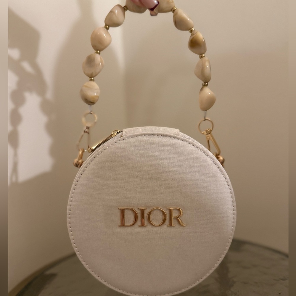 Dior cosmetic bag - transformed into a clutch bag